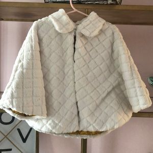 Genuine kids from OshKosh winter fur cape